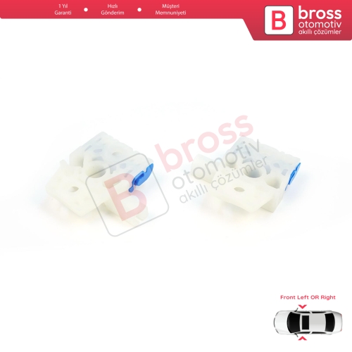 VW Golf MK6 A6 5K 5K1 AJ5 2008-20014 5-Kapı 5K0837462 İçin Elektrikli Ön Kapı Cam Kriko Tamir Klipsi A+B