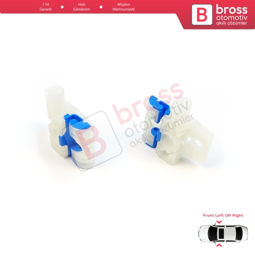 VW Golf MK6 A6 5K 5K1 AJ5 2008-20014 5-Kapı 5K0837462 İçin Elektrikli Ön Kapı Cam Kriko Tamir Klipsi A+B