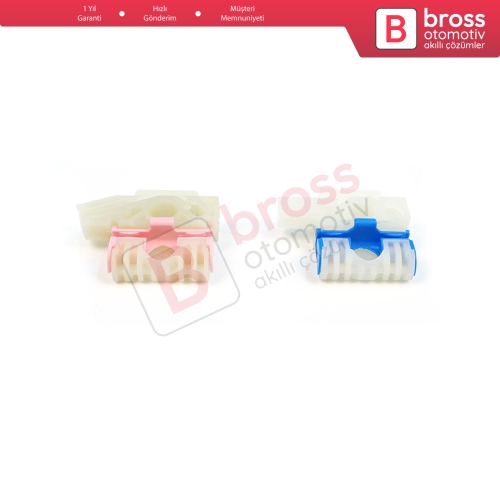 VW Golf MK6 A6 5K 5K1 AJ5 2008-20014 5-Kapı 5K0837462 İçin Elektrikli Ön Sağ Cam Kriko Tamir Klipsi A+B