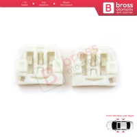 Skoda Octavia MK1 1U 1U2 1U5 2001-2010 4/5 Kapı Makyajlı Kasa 1U0837462B İçin Sağ veya Sol Kapı Cam Kriko Tamir Klips Seti