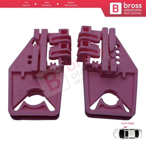 Skoda Octavia MK2 A5 1Z3 1Z5 2004-2013 4/5-Kapı 1Z1837462 İçin Ön Sağ Cam Kriko Tamir Klipsi A+B