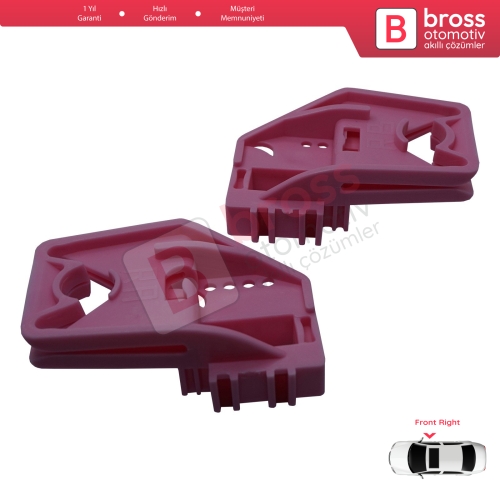 Skoda Octavia MK2 A5 1Z3 1Z5 2004-2013 4/5-Kapı 1Z1837462 İçin Ön Sağ Cam Kriko Tamir Klipsi A+B
