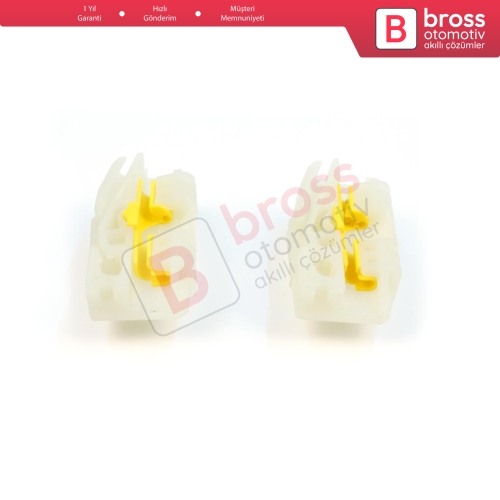 VW Sharan MK1 Seat Alhambra 7M 7V Leon MK2 Ford Galaxy MK1 Freelander MK1 L314 İçin 2 Adet Sol Cam Kriko Tamir Klipsi