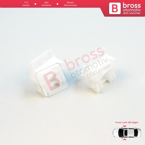 VW Golf Bora Jetta MK4 A4 1J Seat Ibiza MK3 6L Coupe Peugeot 607 1999-2010 1JM898461 İçin Ön Kapı Cam Kriko Tamir Klipsi A+B