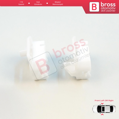 VW Golf Bora Jetta MK4 A4 1J Seat Ibiza MK3 6L Coupe Peugeot 607 1999-2010 1JM898461 İçin Ön Kapı Cam Kriko Tamir Klipsi A+B