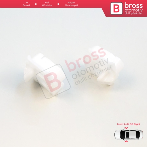 VW Golf Bora Jetta MK4 A4 1J Seat Ibiza MK3 6L Coupe Peugeot 607 1999-2010 1JM898461 İçin Ön Kapı Cam Kriko Tamir Klipsi A+B