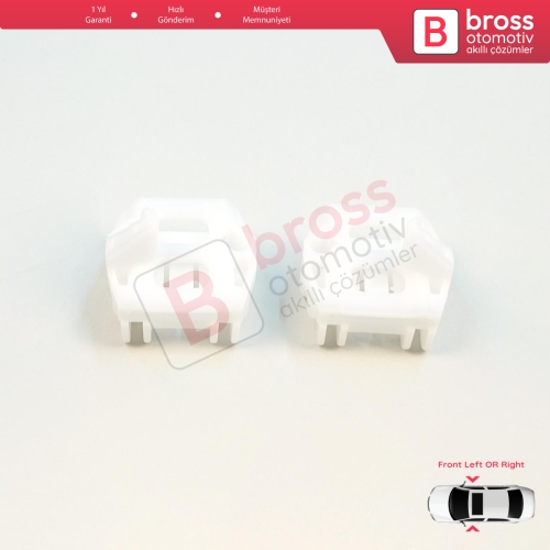 VW Golf Bora Jetta MK4 A4 1J Seat Ibiza MK3 6L Coupe Peugeot 607 1999-2010 1JM898461 İçin Ön Kapı Cam Kriko Tamir Klipsi A+B