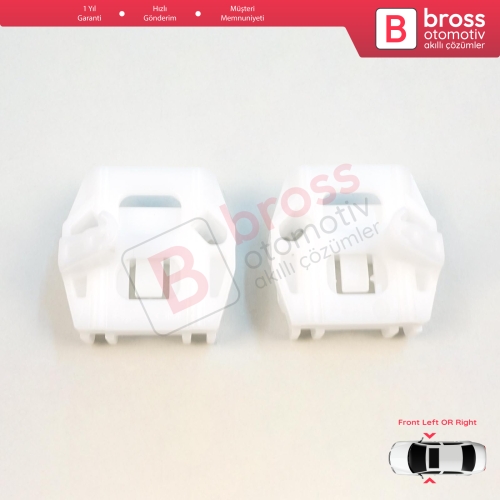 VW Golf Bora Jetta MK4 A4 1J Seat Ibiza MK3 6L Coupe Peugeot 607 1999-2010 1JM898461 İçin Ön Kapı Cam Kriko Tamir Klipsi A+B