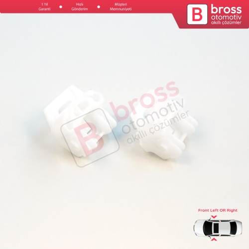 VW Golf Bora Jetta MK4 A4 1J Seat Ibiza MK3 6L Coupe Peugeot 607 1999-2010 1JM898461 İçin Ön Kapı Cam Kriko Tamir Klipsi A+B