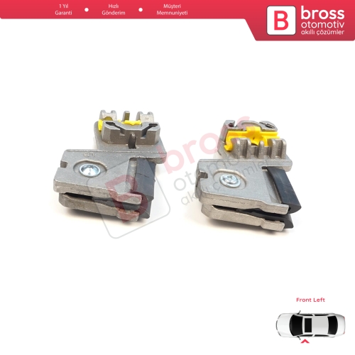 VW Golf Bora Jetta MK4 A4 1J 1997-2006 Peugeot 607 1999-2010 1J3837461 İçin Ön Sol Kapı Cam Kriko Tamir Klipsi LA+LB