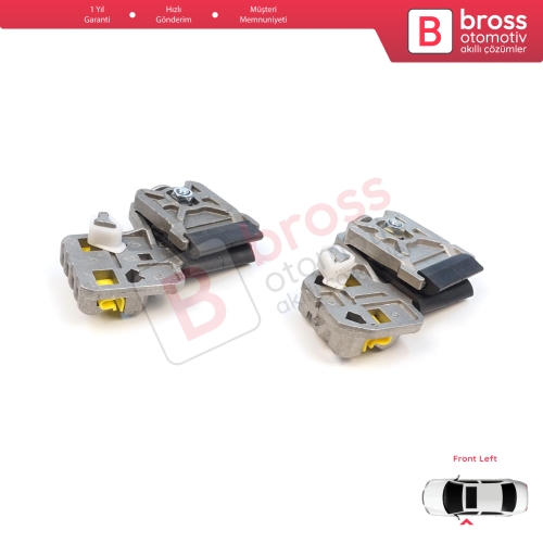 VW Golf Bora Jetta MK4 A4 1J 1997-2006 Peugeot 607 1999-2010 1J3837461 İçin Ön Sol Kapı Cam Kriko Tamir Klipsi LA+LB