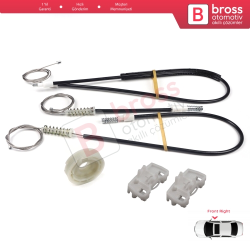 Land Rover Freelander MK1 L314 LN 1997-2006 3/5 Kapı LR006371 İçin Elektrikli Ön Sağ Kapı Cam Kriko Tamir Seti