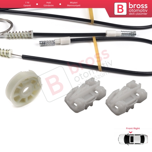 Land Rover Freelander MK1 L314 LN 1997-2006 3/5 Kapı LR006371 İçin Elektrikli Ön Sağ Kapı Cam Kriko Tamir Seti
