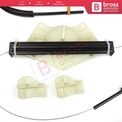 VW Passat B5 3B 3BG Skoda Superb MK1 B5 3U 3B1837461 İçin Ön Sol Cam Kriko Tamir Seti