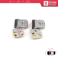 VW Golf Bora Jetta MK4 A4 1J 1997-2006 Peugeot 607 1999-2010 1J3837462 İçin Ön Sağ Kapı Cam Kriko Tamir Klipsi RA+RB