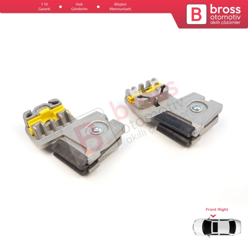 VW Golf Bora Jetta MK4 A4 1J 1997-2006 Peugeot 607 1999-2010 1J3837462 İçin Ön Sağ Kapı Cam Kriko Tamir Klipsi RA+RB