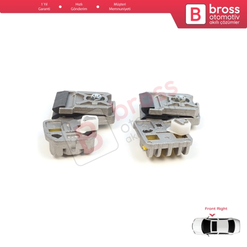 VW Golf Bora Jetta MK4 A4 1J 1997-2006 Peugeot 607 1999-2010 1J3837462 İçin Ön Sağ Kapı Cam Kriko Tamir Klipsi RA+RB