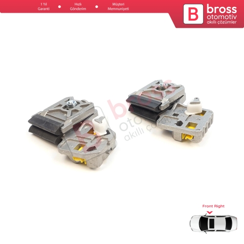 VW Golf Bora Jetta MK4 A4 1J 1997-2006 Peugeot 607 1999-2010 1J3837462 İçin Ön Sağ Kapı Cam Kriko Tamir Klipsi RA+RB