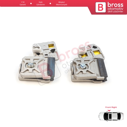 VW Golf Bora Jetta MK4 A4 1J 1997-2006 Peugeot 607 1999-2010 1J3837462 İçin Ön Sağ Kapı Cam Kriko Tamir Klipsi RA+RB