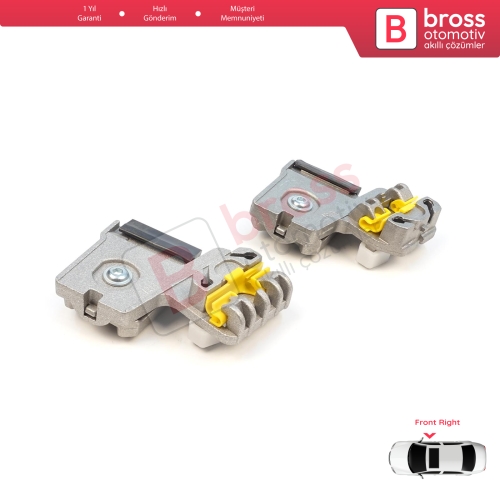VW Golf Bora Jetta MK4 A4 1J 1997-2006 Peugeot 607 1999-2010 1J3837462 İçin Ön Sağ Kapı Cam Kriko Tamir Klipsi RA+RB