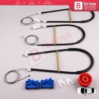 Renault Vel Satis Hatchback BJ 2001-2009 8200008327 İçin Elektrikli Ön Sol Kapı Cam Kriko Tamir Seti