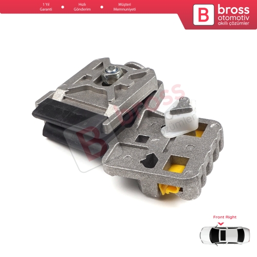 VW Golf Bora Jetta MK4 A4 1J 1997-2006 Peugeot 607 1999-2010 1J3837462 İçin Ön Sağ Kapı Cam Kriko Tamir Klipsi RB