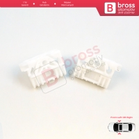 Renault Clio MK3 BR CR KR SR 2005-2014 5-Kapı 8200191148 8200291147 İçin Ön Cam Kriko Tamir Klipsi A+B