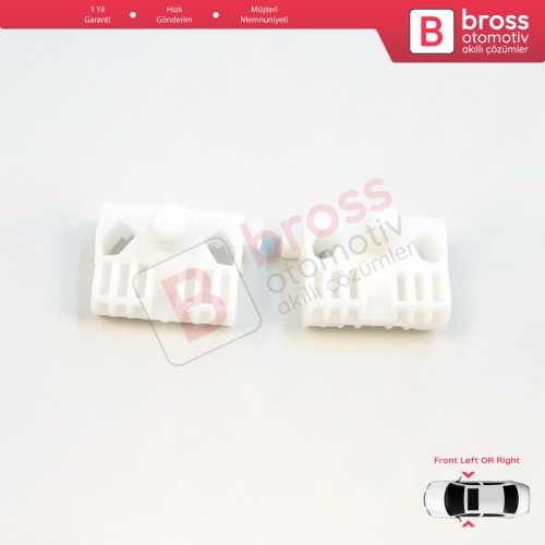 Renault Clio MK3 BR CR KR SR 2005-2014 5-Kapı 8200191148 8200291147 İçin Ön Cam Kriko Tamir Klipsi A+B