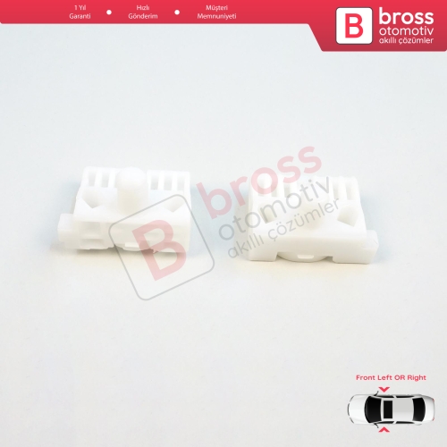 Renault Clio MK3 BR CR KR SR 2005-2014 5-Kapı 8200191148 8200291147 İçin Ön Cam Kriko Tamir Klipsi A+B