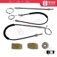Seat Leon MK2 1P 1P1 2005-2012 5-Kapı HB 1P0837461A İçin Elektrikli Ön Sol Kapı Cam Kriko Tamir Seti