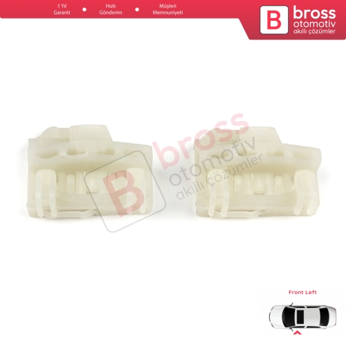 Audi A4 B5 VW Polo MK3 6N Passat B5 Skoda Superb MK1 8D0837461 İçin Ön Sol Cam Kriko Tamir Kılavuz Klipsi