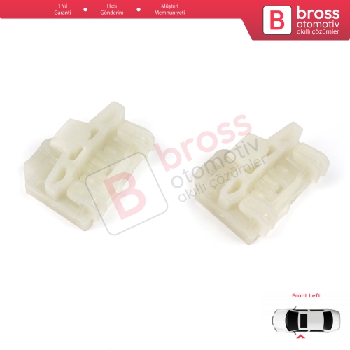 Audi A4 B5 VW Polo MK3 6N Passat B5 Skoda Superb MK1 8D0837461 İçin Ön Sol Cam Kriko Tamir Kılavuz Klipsi