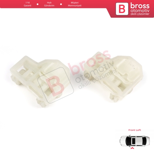 Audi A4 B5 VW Polo MK3 6N Passat B5 Skoda Superb MK1 8D0837461 İçin Ön Sol Cam Kriko Tamir Kılavuz Klipsi