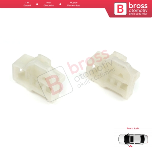 Audi A4 B5 VW Polo MK3 6N Passat B5 Skoda Superb MK1 8D0837461 İçin Ön Sol Cam Kriko Tamir Kılavuz Klipsi