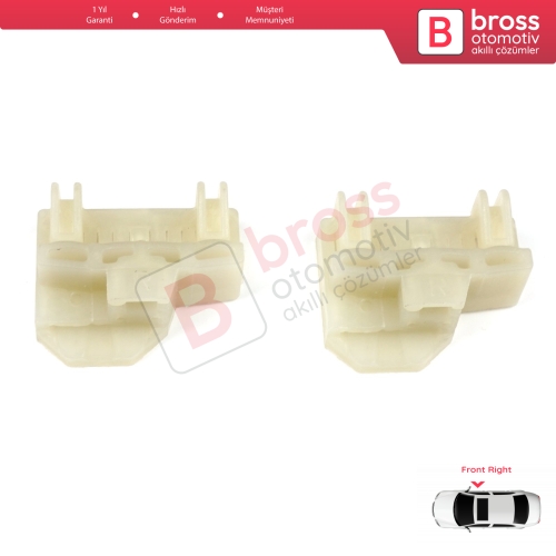 Audi A4 B5 VW Polo MK3 6N Passat B5 Skoda Superb MK1 8D0837462 İçin Ön Sağ Cam Kriko Tamir Kılavuz Klipsi