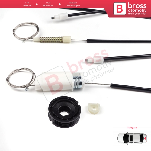 Land Rover Freelander MK1 L314 LN 1997-2006 3/5 Kapı CVH101150 İçin Elektrikli Arka Bagaj Kapı Cam Kriko Tamir Seti