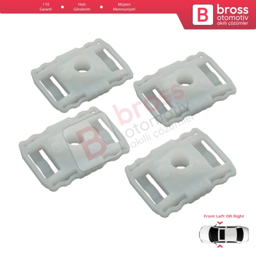 Renault Fluence Megane MK3 Scenic Grand MK3 için Makas Tip Cam Kriko Kayar Pivot Kılavuz Klipsi