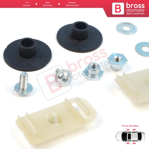 Mercedes C Class W203 S203 CL203 CLC 2037200114 İçin Cam Kriko Ray Montaj Tutma Sabitleme Sekman Klips Seti