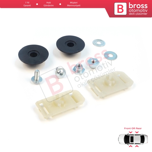 Mercedes C Class W203 S203 CL203 CLC 2037200114 İçin Cam Kriko Ray Montaj Tutma Sabitleme Sekman Klips Seti