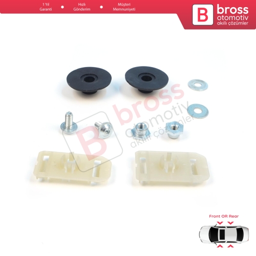 Mercedes C Class W203 S203 CL203 CLC 2037200114 İçin Cam Kriko Ray Montaj Tutma Sabitleme Sekman Klips Seti