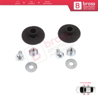 Mercedes C Class W203 S203 CL203 CLC 2037200114 İçin 2 Set Cam Kriko Ray Montaj Tutma Sabitleme Klipsi