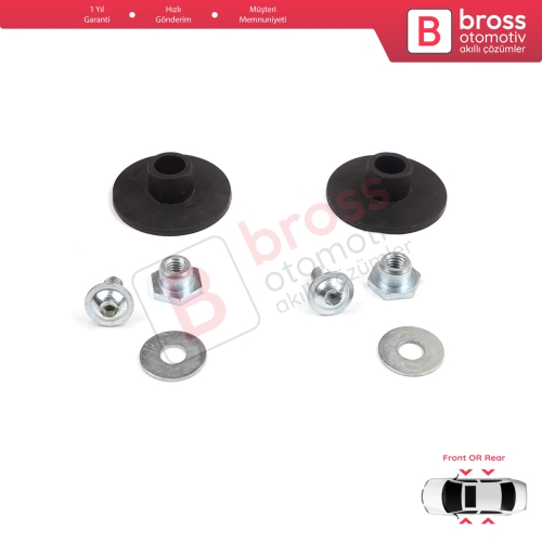 Mercedes C Class W203 S203 CL203 CLC 2037200114 İçin 2 Set Cam Kriko Ray Montaj Tutma Sabitleme Klipsi