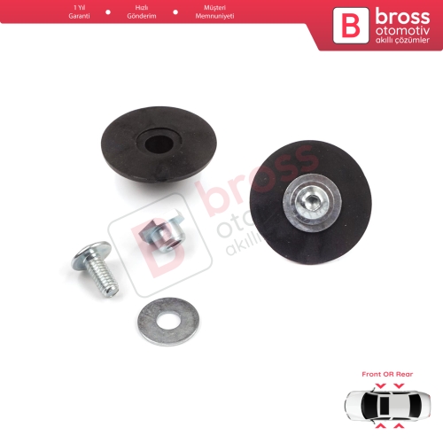 Mercedes C Class W203 S203 CL203 CLC 2037200114 İçin 2 Set Cam Kriko Ray Montaj Tutma Sabitleme Klipsi
