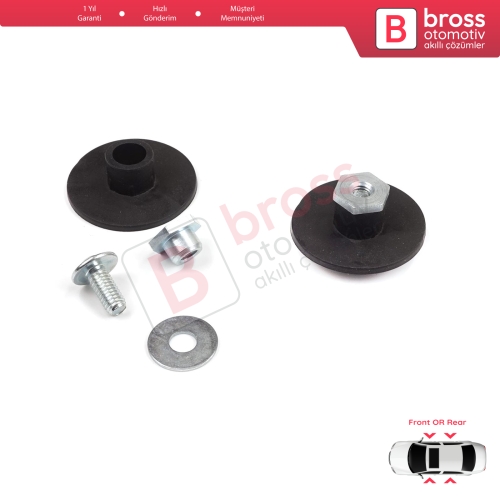 Mercedes C Class W203 S203 CL203 CLC 2037200114 İçin 2 Set Cam Kriko Ray Montaj Tutma Sabitleme Klipsi