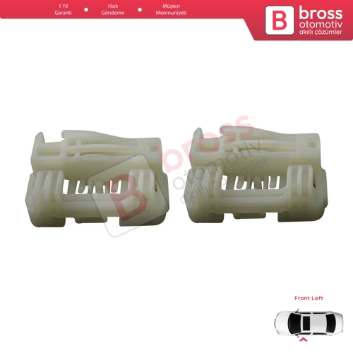 Hyundai I30 MK1 FD 2007-2012 5-Kapı 824712L001 İçin Elektrikli Ön Sol Cam Kriko Tamir Klipsi