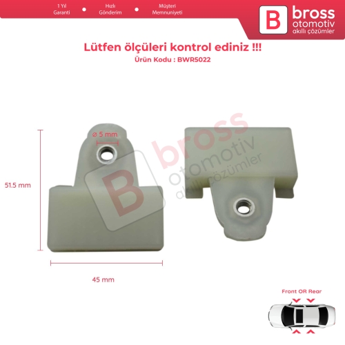 Pontiac Grand Am Sunfire 1995-2005 Oldsmobile Alero Cutlass MK6 Chevrolet Cavalier Malibu 22689012 İçin Kapı Cam Tutucu Taşıyıcı Kızak Klipsi