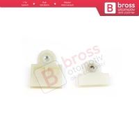 Toyota Corolla Prius Cruiser Hilux Matrix Pontiac Vibe Lexus RX İçin 2 Adet Kapı Cam Tutucu Taşıyıcı Kızak Klipsi