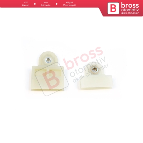 Toyota Corolla Prius Cruiser Hilux Matrix Pontiac Vibe Lexus RX İçin 2 Adet Kapı Cam Tutucu Taşıyıcı Kızak Klipsi