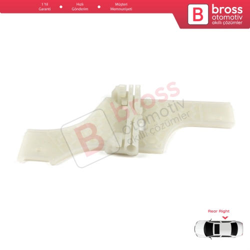 Peugeot 508 MK1 W23 8D 8E 2010-2018 4/5 Kapı 9224J0 İçin Arka Sağ Cam Kriko Tamir Klipsi