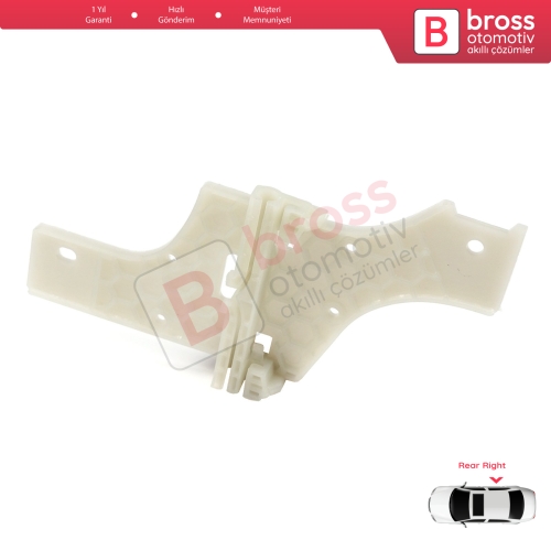 Peugeot 508 MK1 W23 8D 8E 2010-2018 4/5 Kapı 9224J0 İçin Arka Sağ Cam Kriko Tamir Klipsi